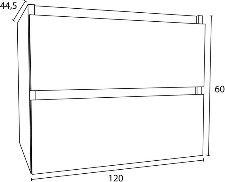 Ben Wastafelonderkast van €979.00 voor €551.78, Huis en Inrichting, Badkamer | Badkamermeubels, Overige typen, Nieuw, Ophalen of Verzenden
