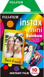 Fujifilm Instax Mini Film - Rainbow - 10 Stuks (Expired), Verzenden, Nieuw