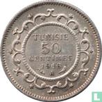 Tunesië 50 centimes 1916 (AH1335), Verzenden, Overige landen, Losse munt, Goud