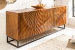 Massief dressoir SCORPION 177cm bruin mangohout, Huis en Inrichting, Ophalen of Verzenden, Nieuw