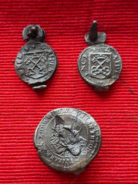 Zegel (3) - Lakenlood leiden, Antiek en Kunst, Curiosa en Brocante