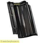 € 15,95 per m2 Gebakken dakpannen: OVH zwart mat verglaasd, Steen of Klei, Verzenden, Zwart, Nieuw