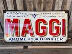 MAGGI - Emaille bord - MAGGI vintage emailleschild 50 cm