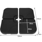 Gardlov Sterke parasolstandaard met draaggrepen en vulmog..., Ophalen of Verzenden, Nieuw