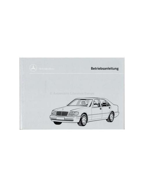 1995 MERCEDES BENZ S KLASSE INSTRUCTIEBOEKJE DUITS, Auto diversen, Handleidingen en Instructieboekjes