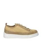 Unisa Fleur Raffia lage sneakers voor dames in het Beige, Verzenden, Beige, Nieuw, Sneakers of Gympen