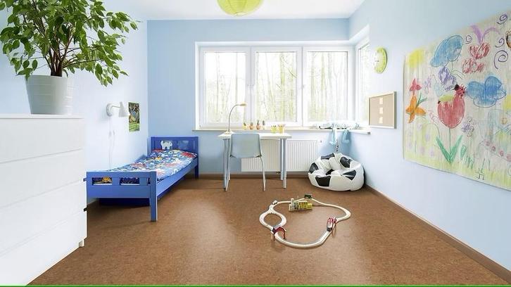 Gelakte plak kurkvloer - Classic - 60 x 30 cm. - Per m², Doe-het-zelf en Verbouw, Vloerdelen en Plavuizen, Ophalen of Verzenden