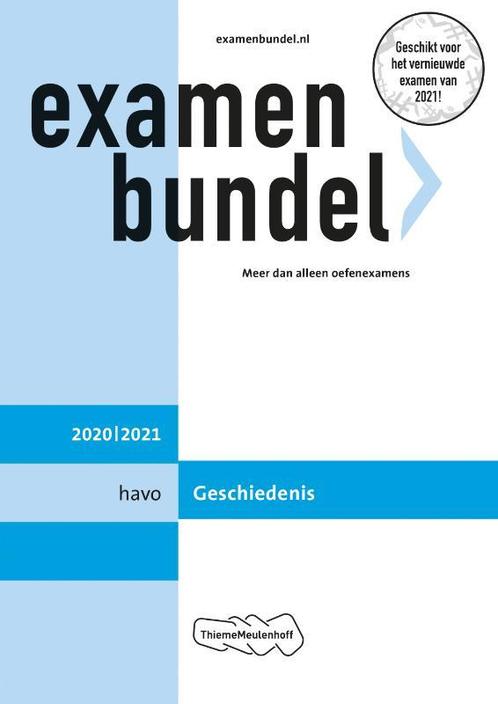 Examenbundel havo Geschiedenis 20202021 9789006781427, Boeken, Schoolboeken, Zo goed als nieuw, Verzenden