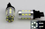2x 3157-24smd Cool-wit -Remlicht (3157 Dubbele functie)