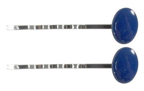 Haarspeld Schuifspeldjes Steen Ovaal Blauw, Sieraden, Tassen en Uiterlijk, Uiterlijk | Haarverzorging, Verzenden