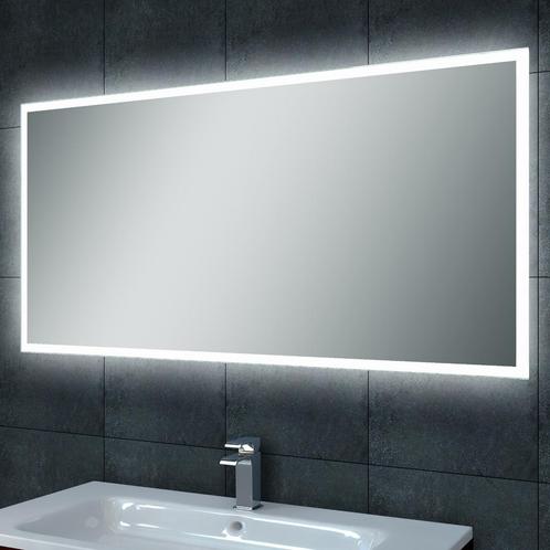 Spiegel Wiesbaden Quatro dimbare LED condensvrij 70x50cm, Doe-het-zelf en Verbouw, Sanitair, Bad, Nieuw, Ophalen of Verzenden