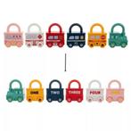 Kruzzel Puzzel Speelset - Voertuigen en Sleutels - Voor K..., Ophalen of Verzenden, Nieuw