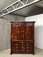 Kabinet - Kabinet, cabinet, linnenpress, kast, wardrobe -, Antiek en Kunst