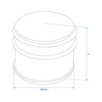 ProPlus Robuuste deurstopper - RVS - Ø 90 mm - 1.1 kg - A.., Ophalen of Verzenden, Nieuw