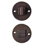 Toiletgarnituur Jolie rond 52 mm antiek brons, Doe-het-zelf en Verbouw, Hang- en Sluitwerk, Verzenden, Nieuw