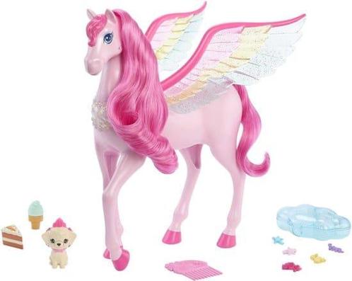 Barbie A Touch of Magic - Pegasus paard met Accessories, Kinderen en Baby's, Speelgoed | Poppen, Zo goed als nieuw, Ophalen of Verzenden