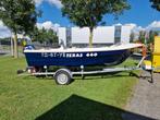 Texas 440 consoleboot met motor en kanteltrailer, Ophalen, 10 tot 30 pk, Zo goed als nieuw, 3 tot 6 meter
