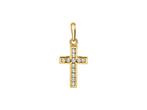 Sparkle14 Hanger Kruis En Zirkonia - Goud, Verzenden, Nieuw