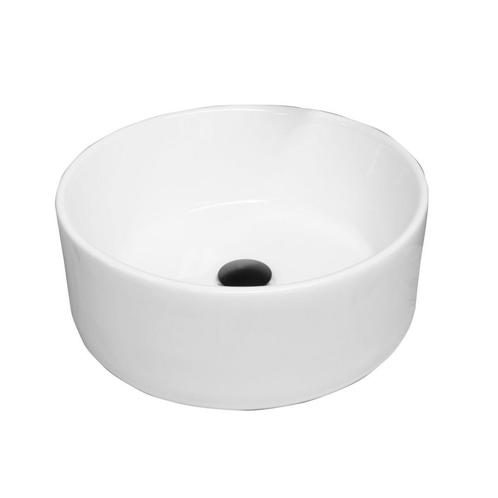 Waskom Aquasplash Salt 39cm Rond Porselein Wit, Doe-het-zelf en Verbouw, Sanitair, Ophalen of Verzenden