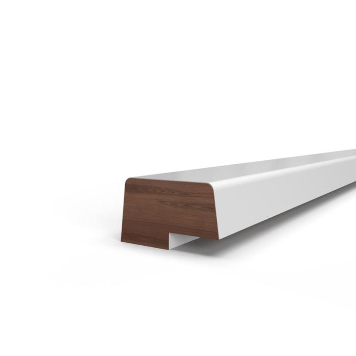 Opdek Glaslat 19x34 mm sponning 5x17mm-2500 mm, Doe-het-zelf en Verbouw, Glas en Ramen, Nieuw, Ophalen of Verzenden