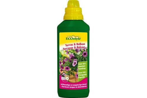 ECOSTYLE  Terras & Balkon plantenvoeding  1 LITER, Tuin en Terras, Plantenvoeding, Nieuw, Ophalen of Verzenden