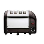 Broodrooster Dualit - RVS zwart - 4 sleuven, Verzenden, Nieuw in verpakking