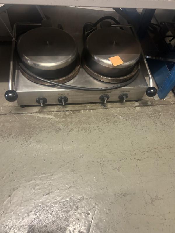 Occasion 2-PANS PANNENKOEKEN APPARAAT, Zakelijke goederen, Horeca | Keukenapparatuur, Gebruikt, Ophalen