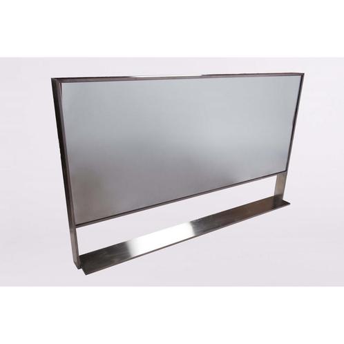 Badkamerspiegel Casajoy 120x70cm RVS Frame en Planchet, Doe-het-zelf en Verbouw, Sanitair, Bad, Nieuw, Ophalen of Verzenden