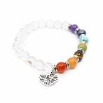 Edelstenen Armband 7 Chakras en Bergkristal, Verzenden, Nieuw