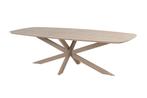 4 Seasons Nevada low dining tuintafel - 250x105 cm. -, Tuin en Terras, Tuintafels, Verzenden, Nieuw, Rond, Rvs