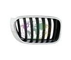 BMW X3, F25, 2014-2017 - GRILLE, chrome zwart, rechts, Verzenden, Nieuw, BMW