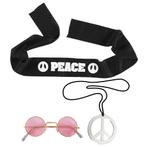 Hippie 60S Verkleedset 3 delig, Verzenden, Nieuw