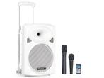 Ibiza Sound PORT8UHF-BT-WH Mobiele Bluetooth PA Luidspreker, Verzenden, Nieuw, Overige typen, Overige merken