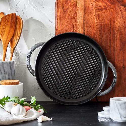 GGM Gastro | STAUB | GRILL PANS - Grillpan - Ø 260mm - |, Huis en Inrichting, Keuken | Potten en Pannen, Verzenden