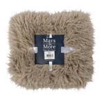 plaid tibetaans lam grijs 130x170cm, Huis en Inrichting, Verzenden, Nieuw