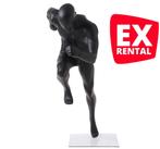 Sport Faceless etalagepop heer mat zwart ZJMS01-BLACK EXM