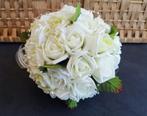 Bruidsboeket maatwerk manuela roomwit en cremegroen, Ophalen of Verzenden, Nieuw