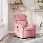 vidaXL Fauteuil verstelbaar fluweel roze, Huis en Inrichting, Fauteuils, Verzenden, Nieuw