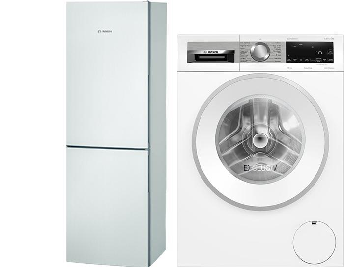 Bosch Koelvriescombinatie + Bosch Wasmachine, Witgoed en Apparatuur, Wasmachines