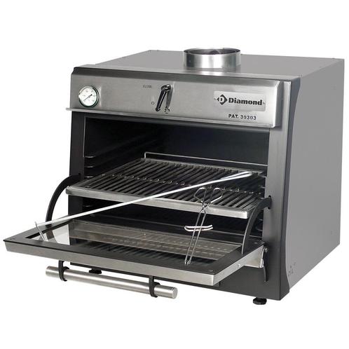 Houtskooloven-BBQ, GN 1/1 (60 Kg/h)/Roestvrij staal, Zakelijke goederen, Horeca | Keukenapparatuur, Verzenden