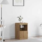 vidaXL Dressoir met LED-verlichting 41x37x67 cm artisanaal, Huis en Inrichting, Kasten | Dressoirs, Verzenden, Nieuw, Overige houtsoorten