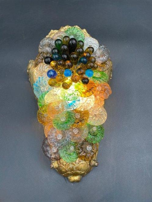 Wandkandelaar - Uitzonderlijke Wandlamp Hemelse Oogst -, Antiek en Kunst, Curiosa en Brocante