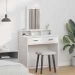 vidaXL Kaptafel met LED-verlichting - Wit, 79x41x140 cm, Huis en Inrichting, Tafels | Kaptafels, Verzenden, Nieuw
