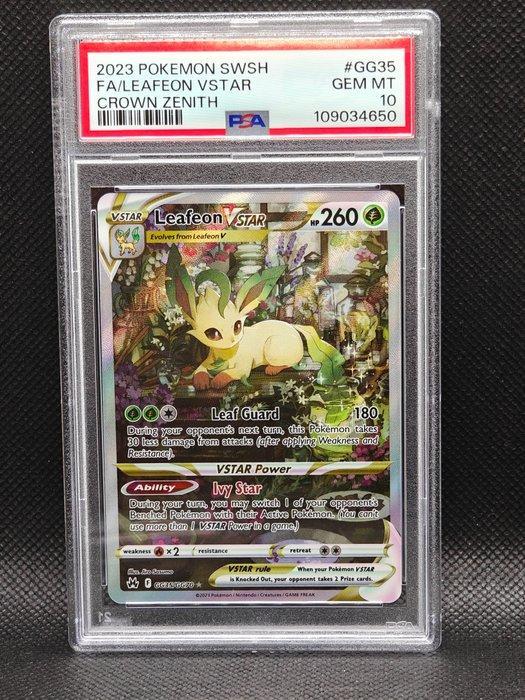 Pokémon - 1 Graded card - PSA 10 GEM MINT Leafeon EX GG35, Hobby en Vrije tijd, Verzamelkaartspellen | Pokémon