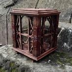 Tafellamp - Eik, Vurenhout - Handgemaakte lamp, Antiek en Kunst