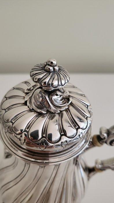 Theepot - .950 zilver - Zilveren theepot, Antiek en Kunst, Antiek | Goud en Zilver