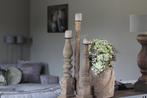 Authentieke baluster poot kandelaar, Huis en Inrichting, Woonaccessoires | Kandelaars en Kaarsen, Ophalen of Verzenden, Nieuw