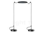 Belux U-Turn Hanglamp LED 2-lichts, zwart - schakelbaar, Verzenden, Nieuw