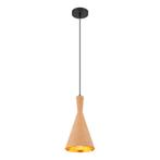 Hanglamp LUDMILLA 19.0 cm 1-lichts Zwart, Gold, Nieuw, Ophalen of Verzenden, Metaal