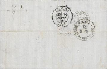 Frankrijk 1871 - Oorlog van 1870 - zeer zeldzame frankering beschikbaar voor biedingen